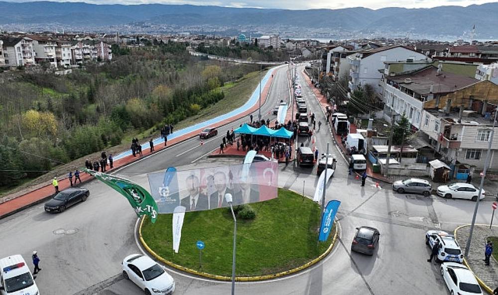 Büyükşehir'den, Derince-Körfez'e tablo gibi yol