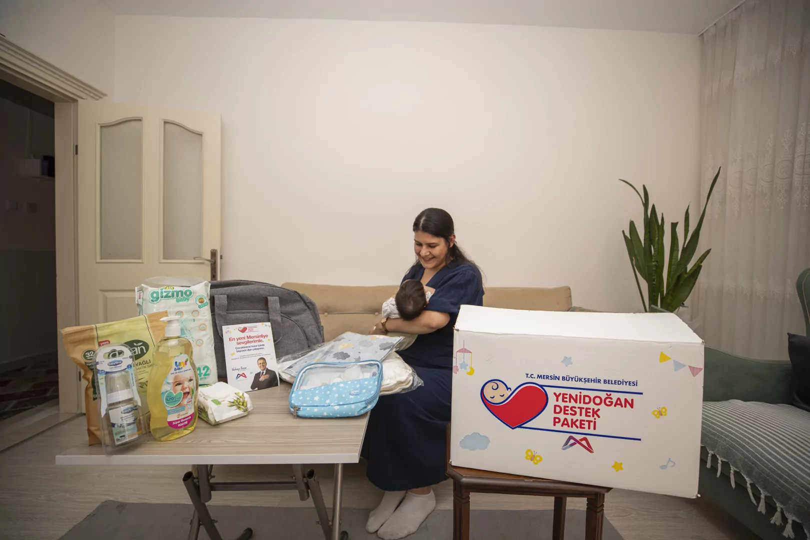 Mersin&rsquo;de Hoş Geldin Bebek projesiyle ailelere destek