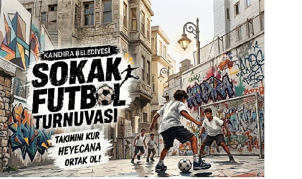 Kandıra Belediyesi'nden Gen&ccedil;lere &Ouml;zel Sokak Futbol Turnuvası