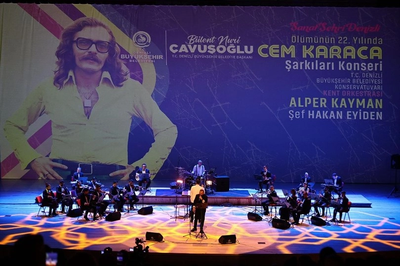Denizli B&uuml;y&uuml;kşehir&rsquo;den Cem Karaca anısına konser