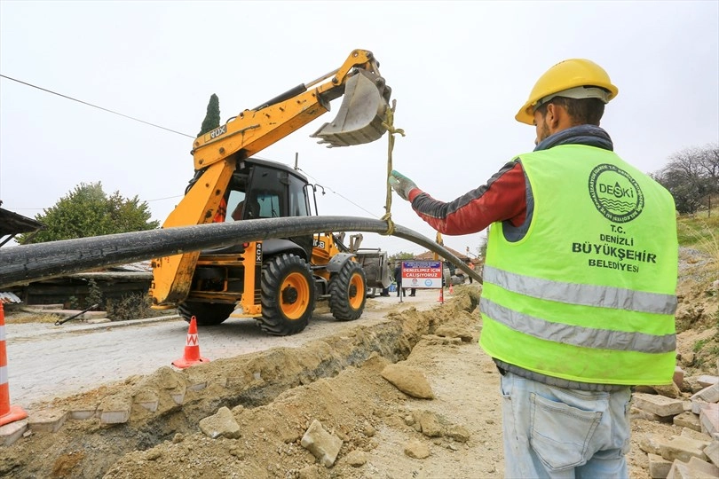 B&uuml;y&uuml;kşehir DESKİ&rsquo;den Honaz&rsquo;da altyapı hamlesi