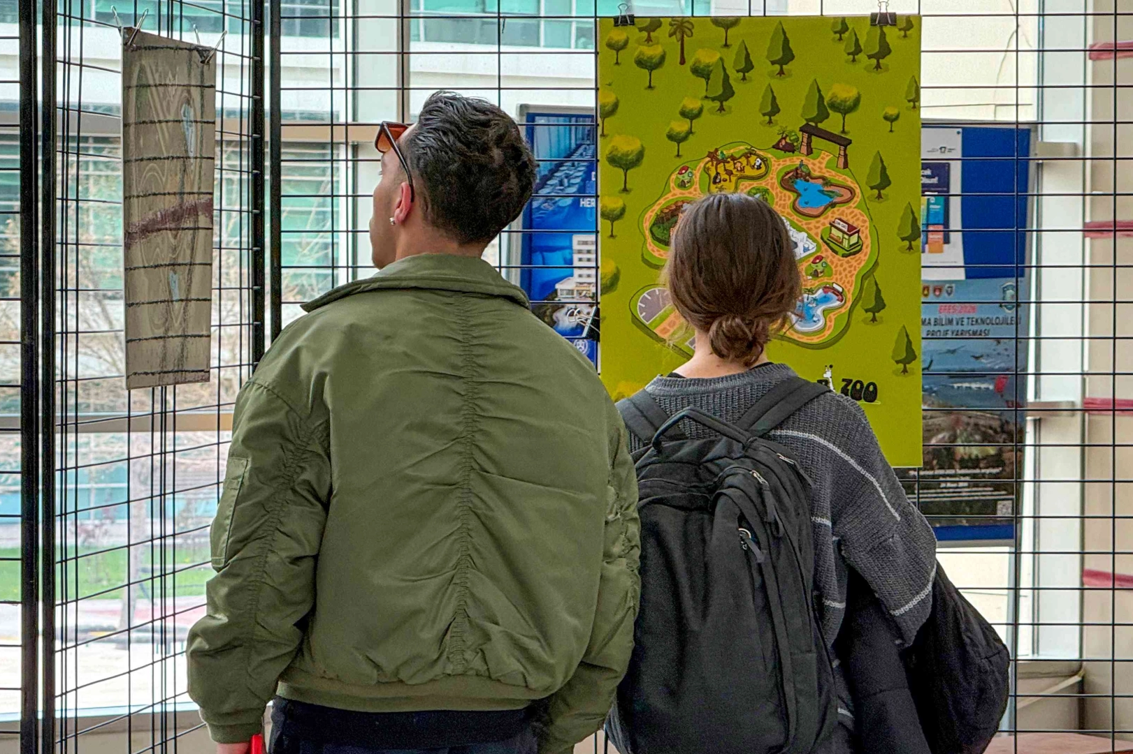 Konya Karatay&rsquo;da hayvanat bah&ccedil;esi temalı projeler sergilendi