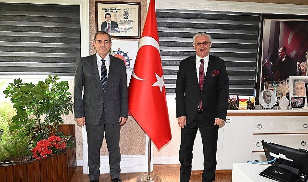 ATSO Başkanı Hacıs&uuml;leyman'dan Başkan Topaloğlu'na ziyaret 