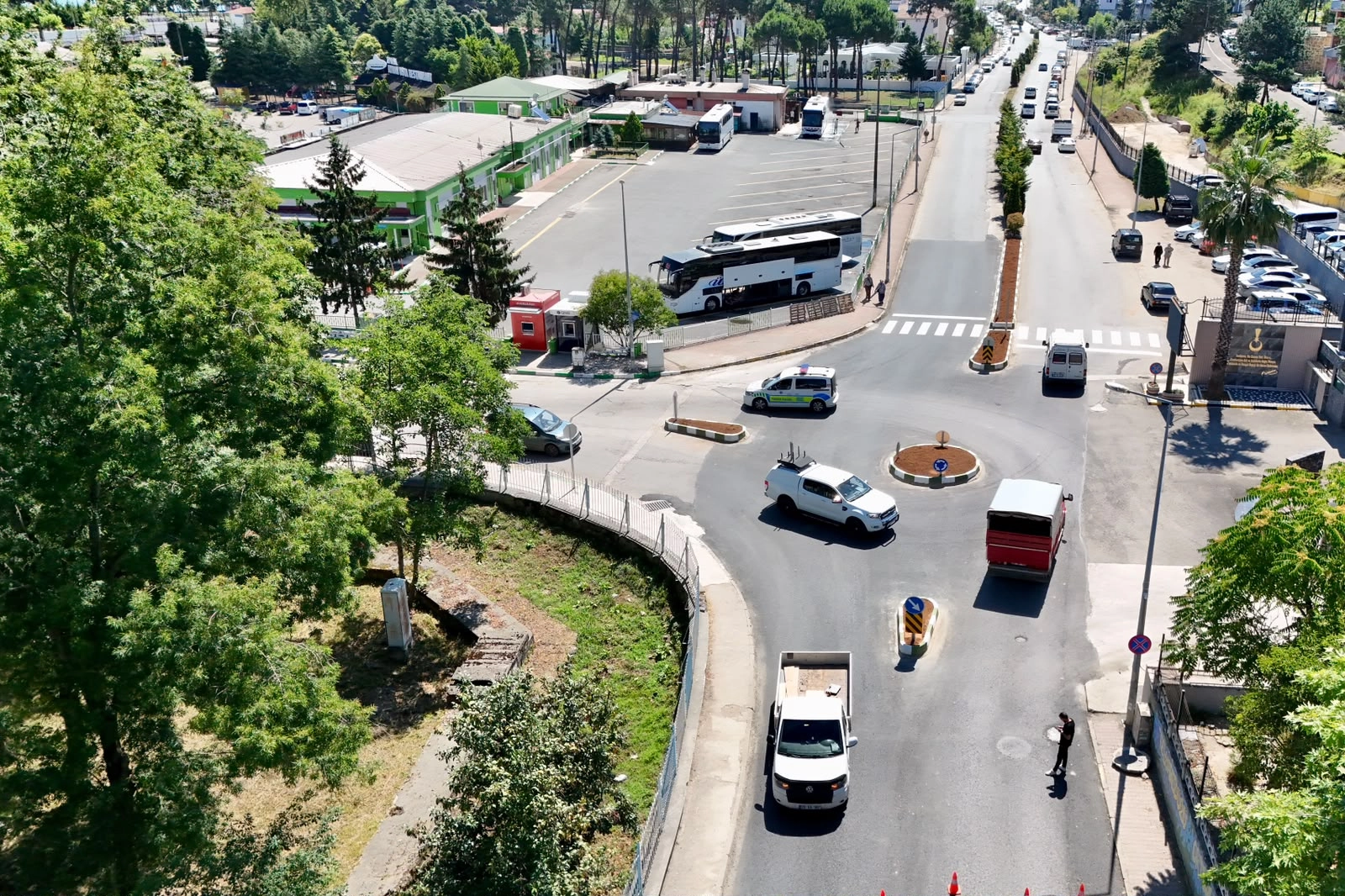 Giresun&rsquo;da yeni kavşaklarla trafik daha g&uuml;venli hale geldi