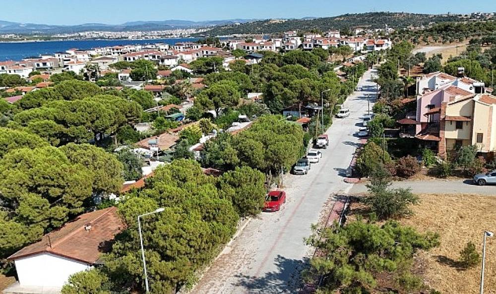 Cunda Arka Deniz&ndash;&Ccedil;ataltepe Yolunda &Ccedil;alışmalar Tamamlandı