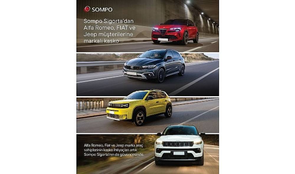 Sompo Sigorta'dan Alfa Romeo, FIAT ve Jeep&reg; m&uuml;şterilerine ayrıcalıklı kasko hizmetleri