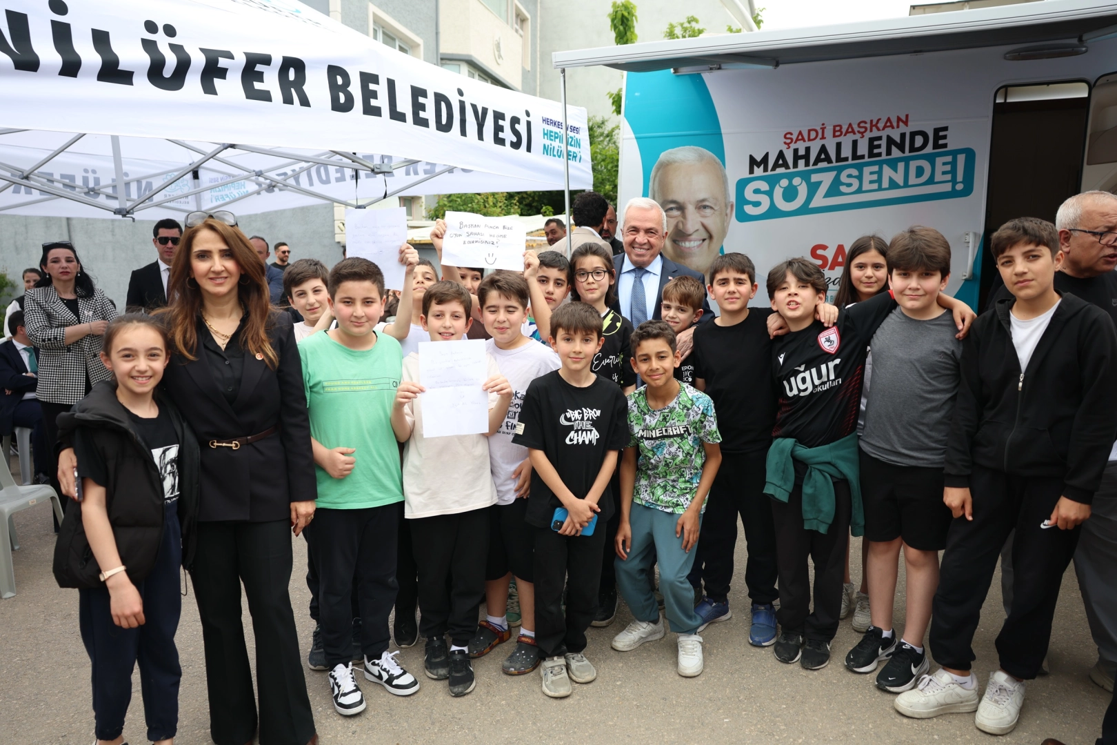 Bursa Nil&uuml;fer'de Demirci&rsquo;ye &ccedil;ifte park m&uuml;jdesi