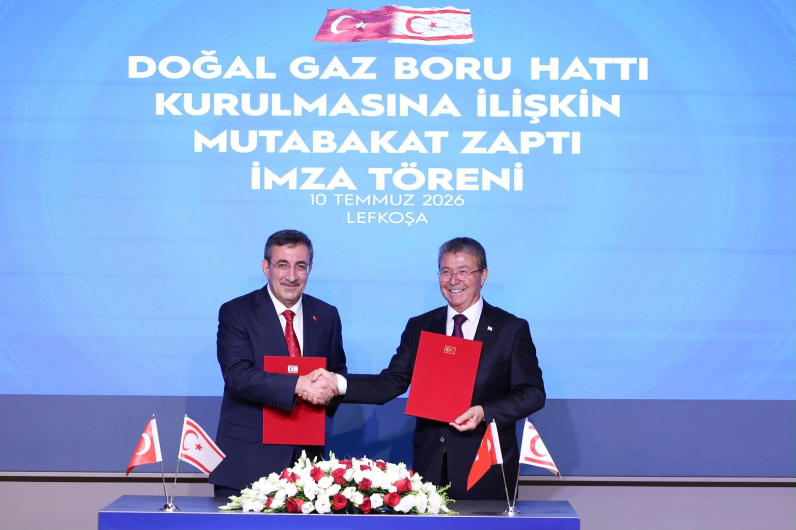 T&uuml;rkiye ile KKTC arasında doğal gaz boru hattı i&ccedil;in tarihi adım