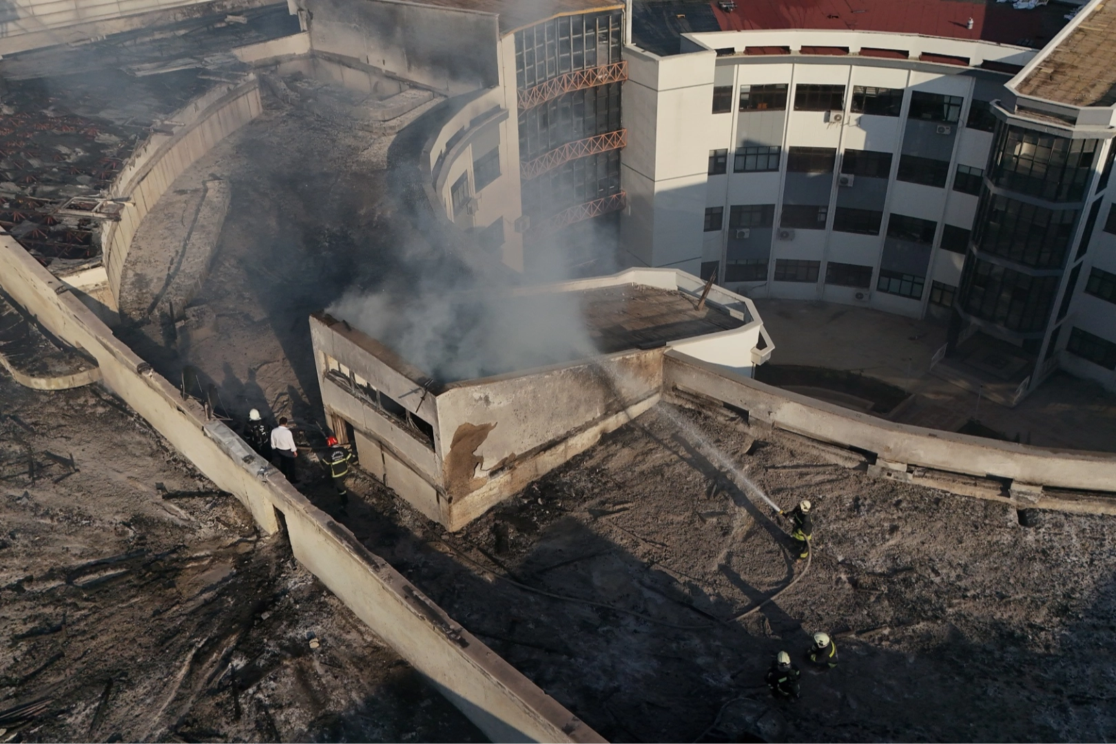 Gaziantep İtfaiyesi kısa s&uuml;rede kontrol altına aldı