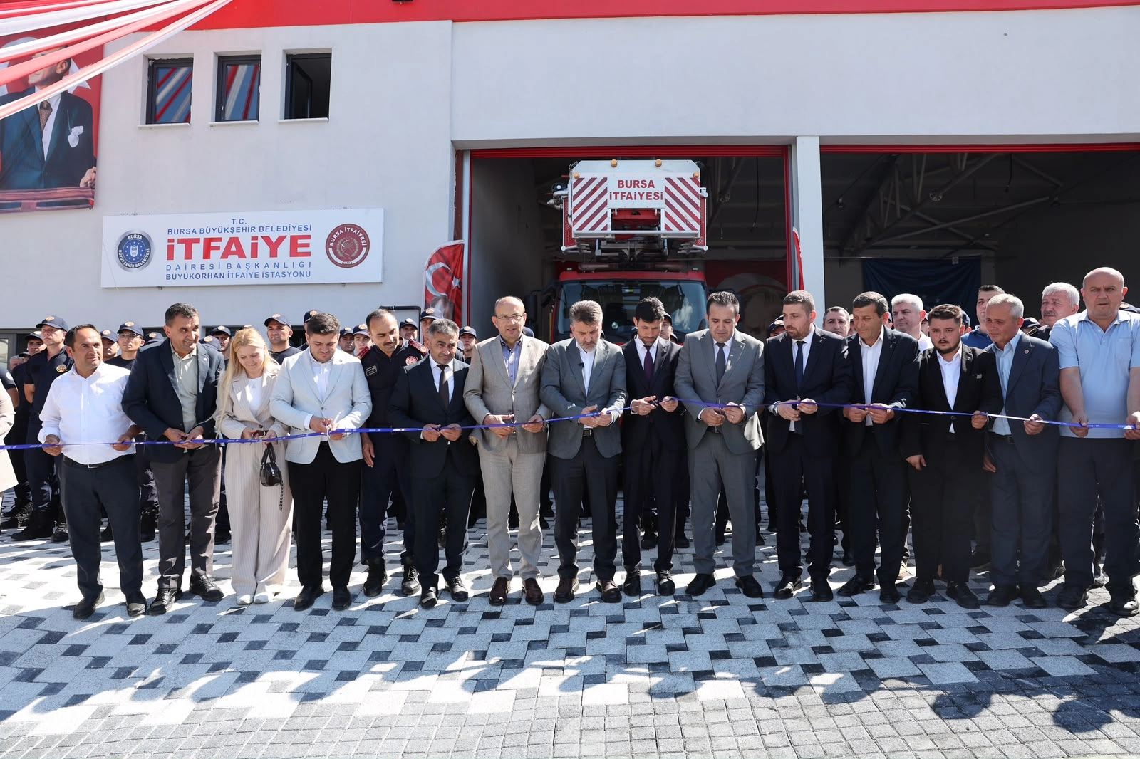 B&uuml;y&uuml;korhan tam donanımlı itfaiye binasına kavuştu