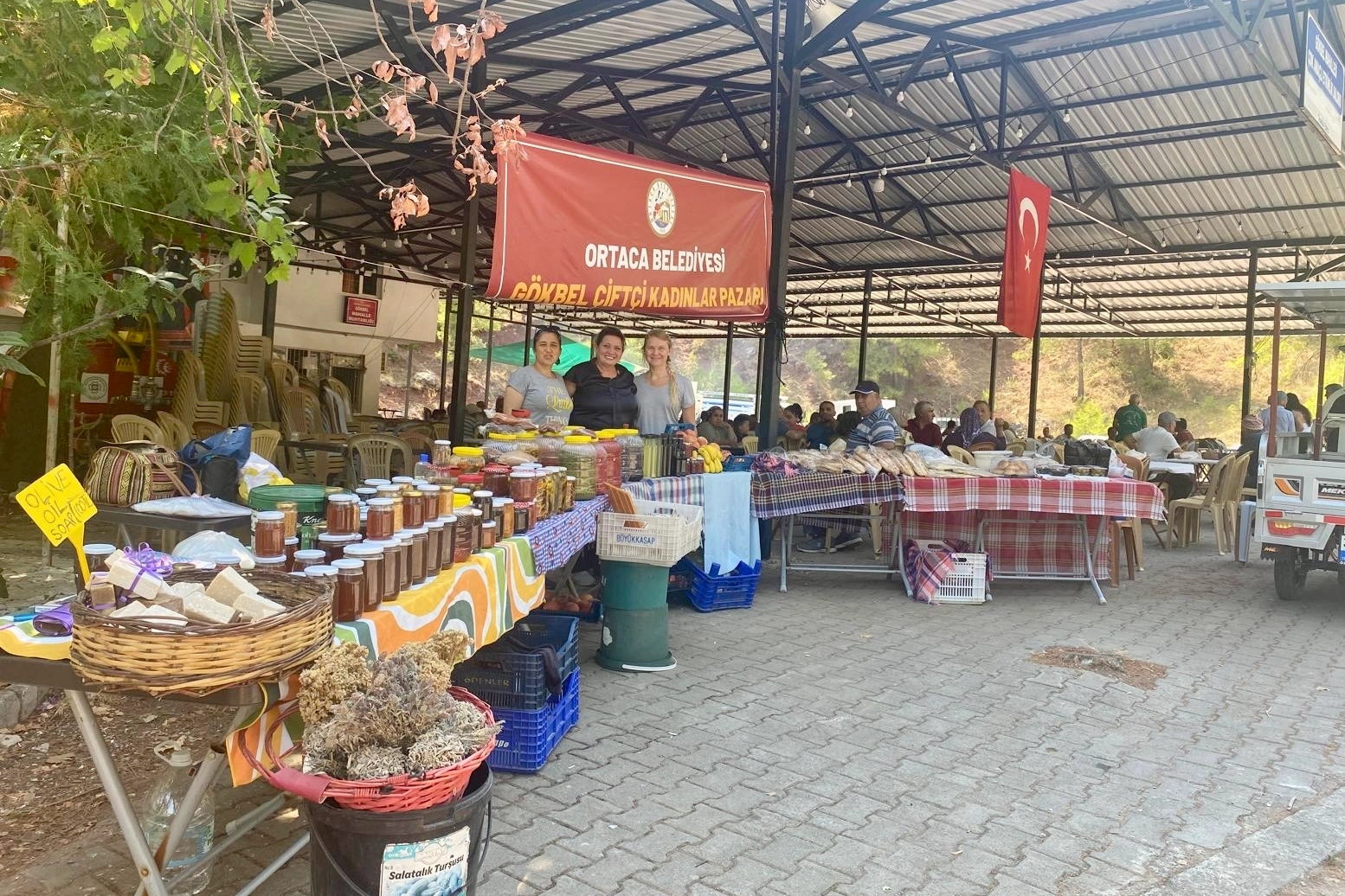 Muğla Ortaca&rsquo;da &Uuml;retici Kadın Pazarı ilk kez kuruldu