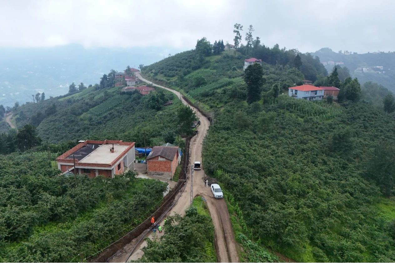 Trabzon Vakfıkebir&rsquo;de 11 mahalleye i&ccedil;me suyu yatırımı