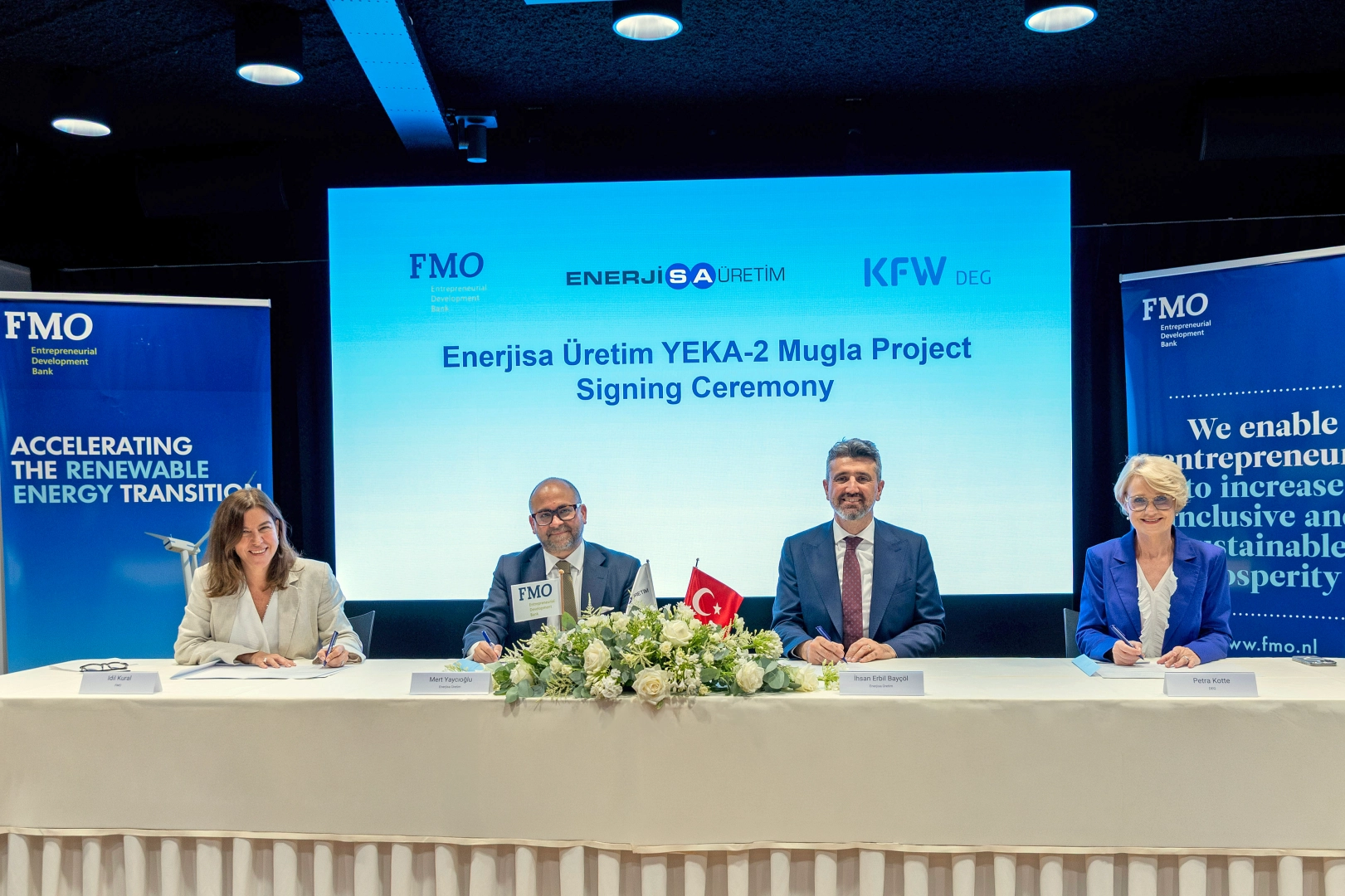 Muğla&rsquo;daki r&uuml;zg&acirc;r projelerine 180 milyon dolarlık finansman anlaşması