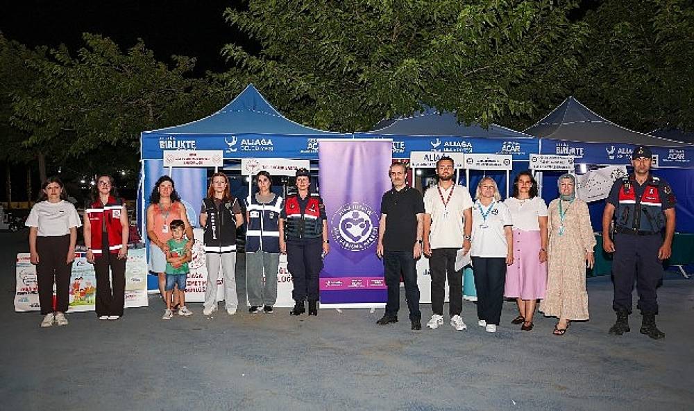 Aliağa'da Bağımlılık ve Aile Farkındalığı İ&ccedil;in Bilgilendirme Stantları Kuruldu