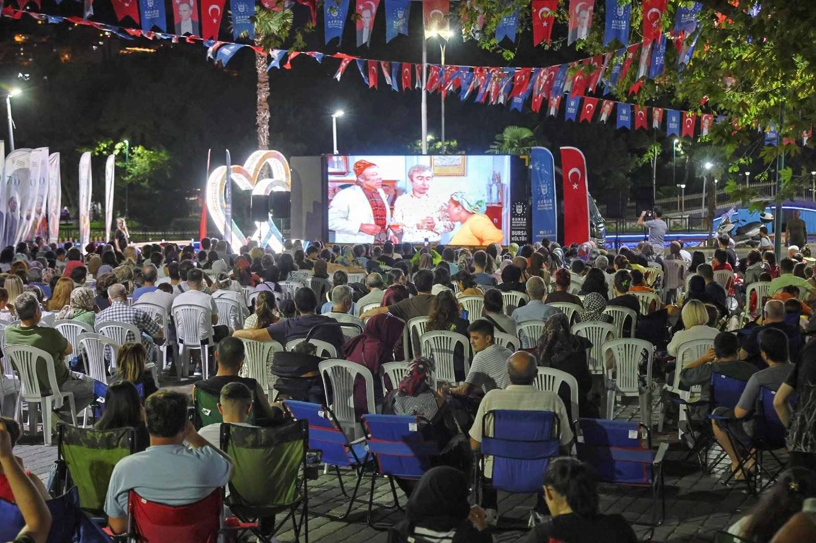 Bursa K&uuml;lt&uuml;rpark&rsquo;ta Yeşil&ccedil;am akşamları
