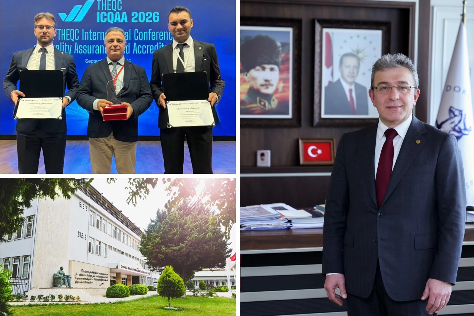 Dokuz Eyl&uuml;l'&uuml;n kalite &ccedil;alışmalarına 'iyi uygulama' takdiri