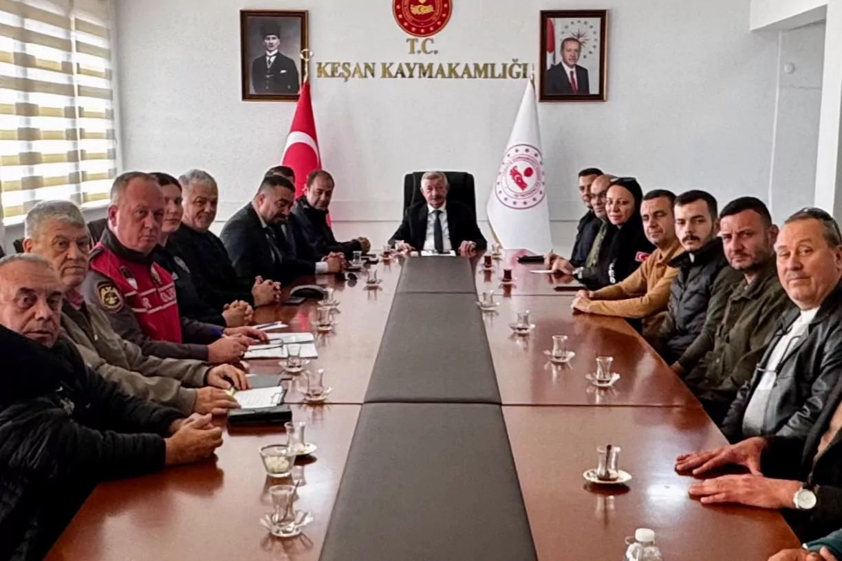 Keşan İl&ccedil;e Spor G&uuml;venlik Kurulu toplandı
