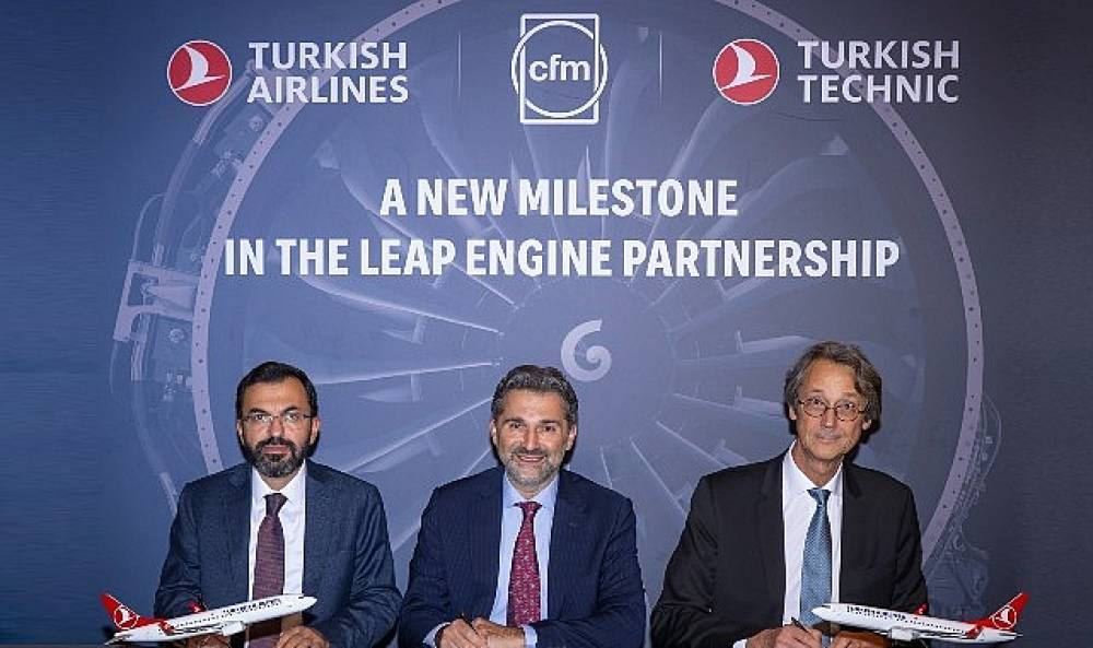 T&uuml;rk Hava Yolları ve CFM, 600'den fazla LEAP-1B motoru i&ccedil;in Mutabakat Anlaşması imzaladı
