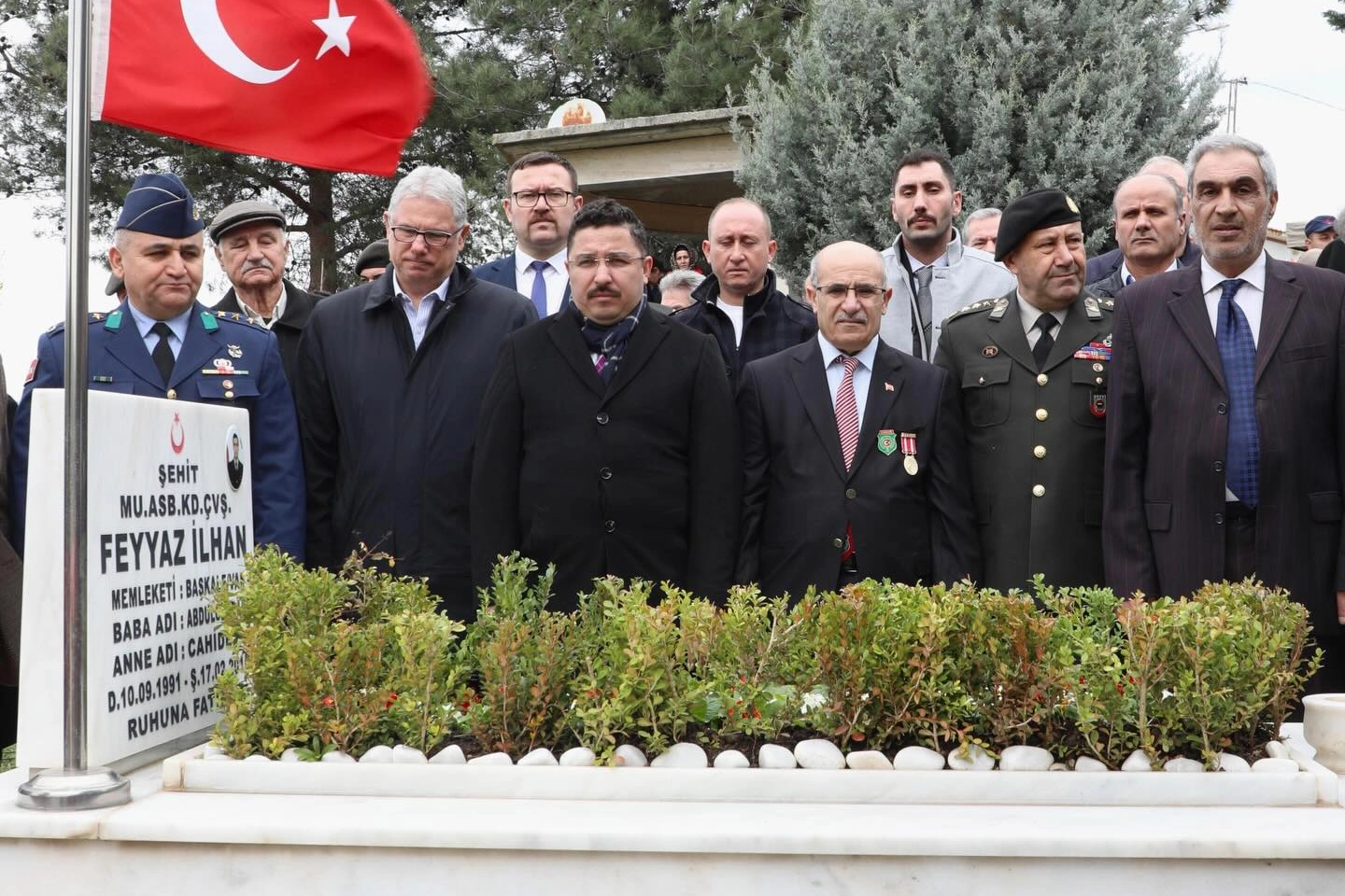 Şehit astsubay vefatının 10. yılında Mudanya&rsquo;da anıldı