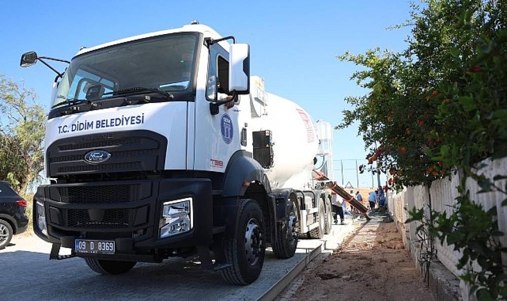 Didim Belediyesi'nin Yeni Beton Mikseri G&ouml;rev Başında