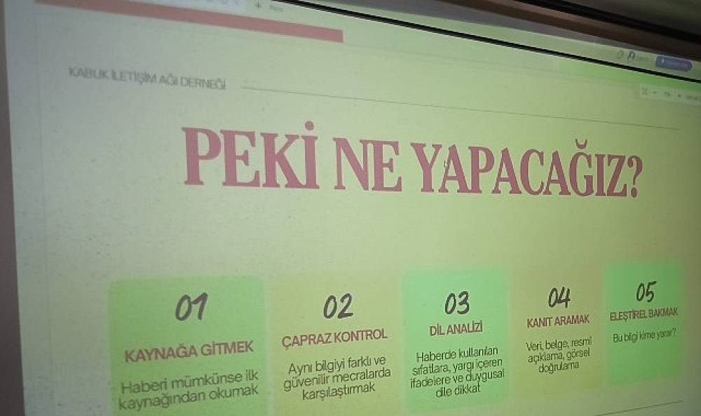 KABUK'tan İzBB personellerine eleştirel medya okuryazarlığı ve dijital şiddet eğitimi