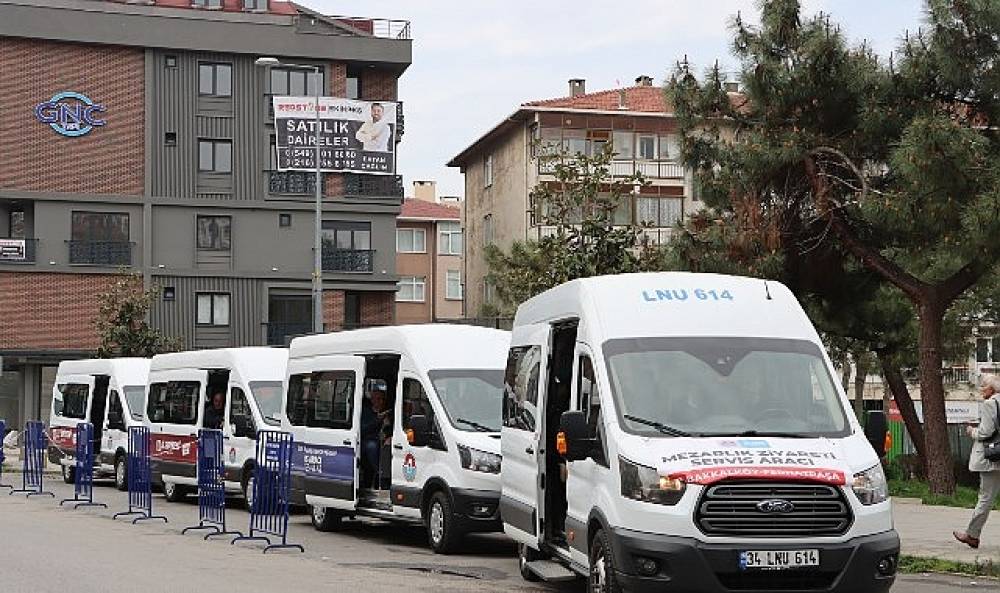 Maltepe Belediyesi'nden bayramda mezarlıklara &uuml;cretsiz ulaşım