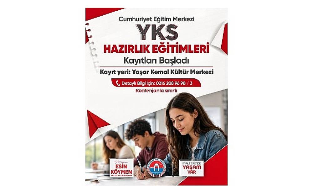 Maltepe Belediyesi'nin YKS hazırlık kursu kayıtları başladı