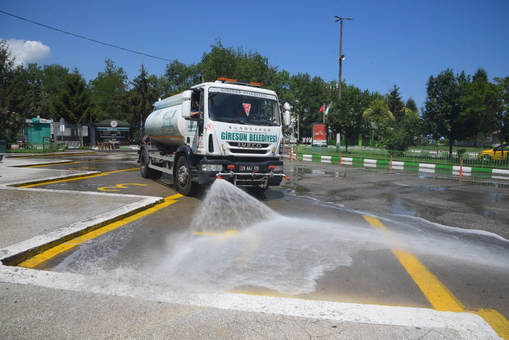 Giresun Belediyesi&rsquo;nden yıkama harekatı