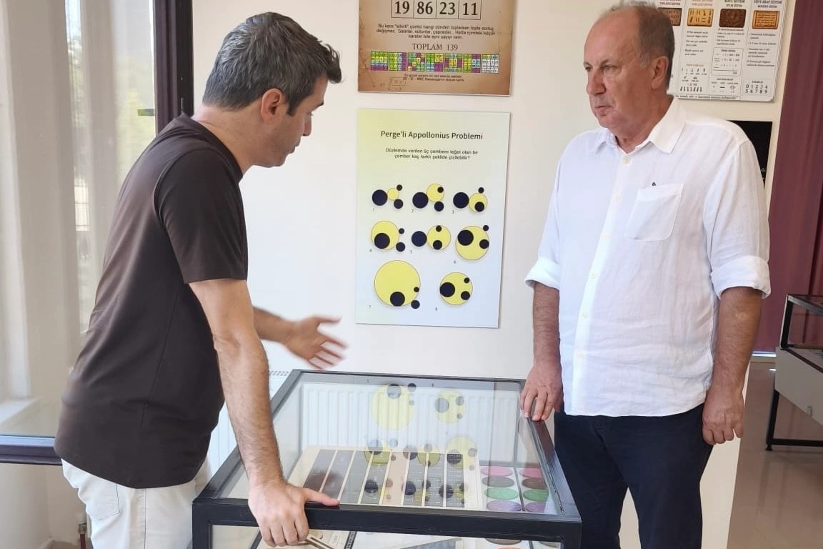 Muharrem İnce&rsquo;den Bursa&rsquo;da Matematik M&uuml;zesi ziyareti