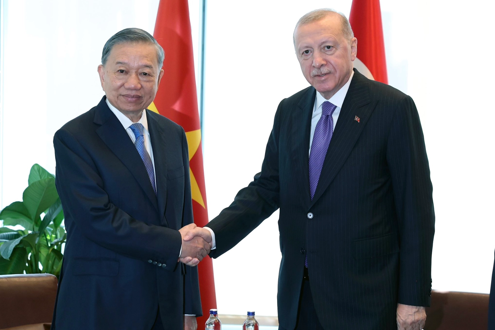 Cumhurbaşkanı Erdoğan, Vietnam Devlet Başkanı ile g&ouml;r&uuml;şt&uuml;