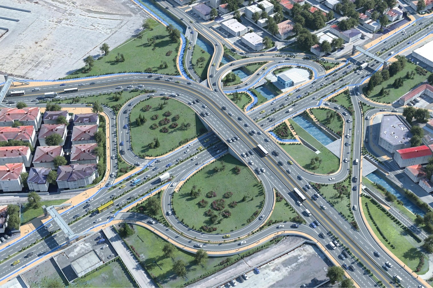 Sakarya'da 'Yazlık Katlı Kavşağı&rsquo;nda &ccedil;alışmalar başladı