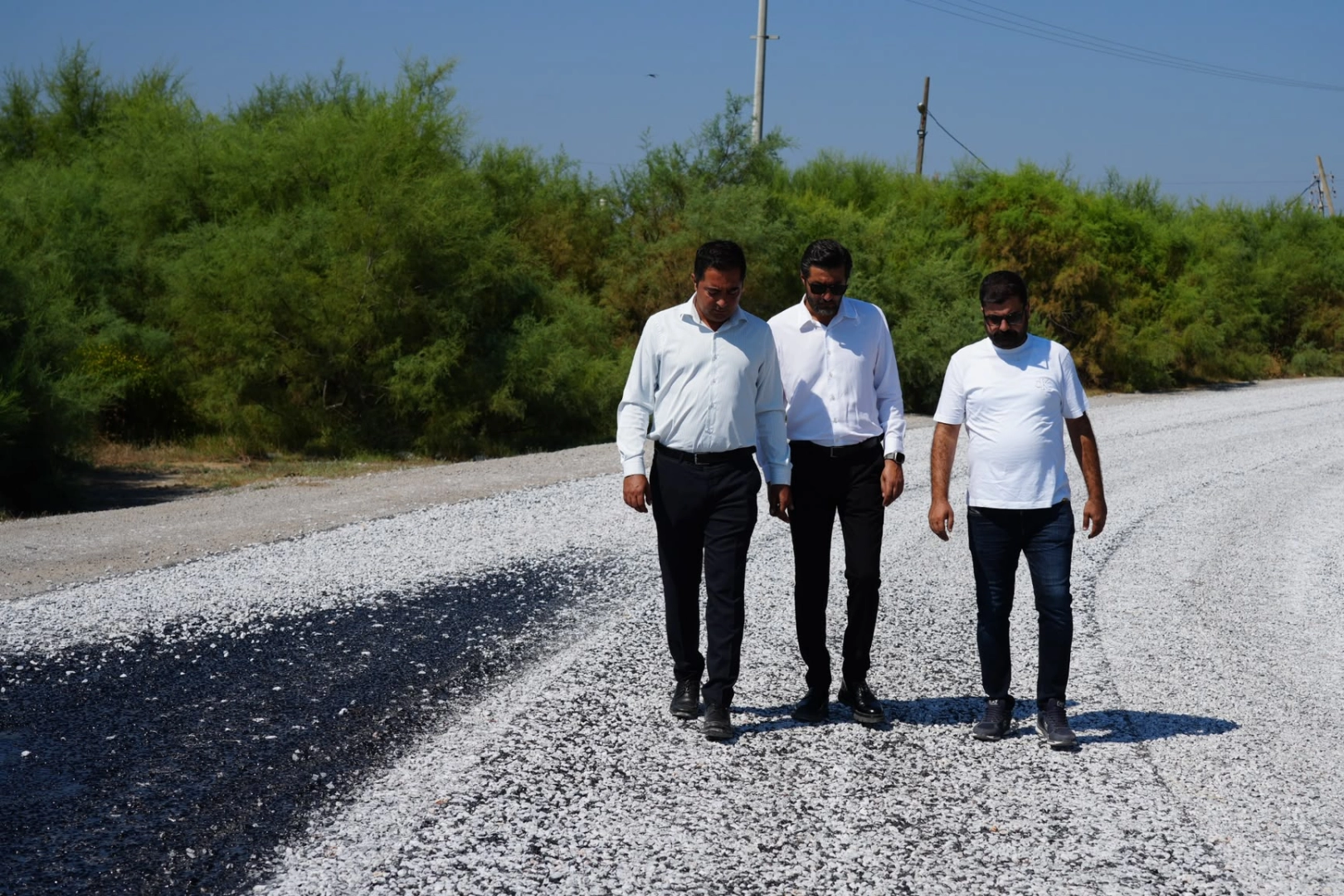 Muğla Milas'ta geniş kapsamlı sathi kaplama &ccedil;alışması