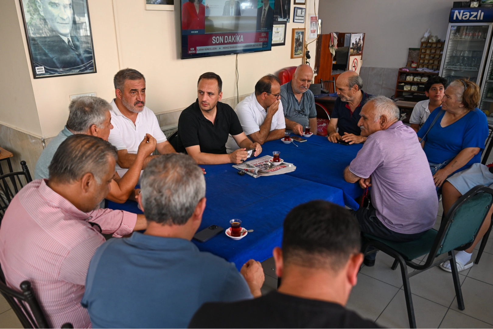 Başkan Eşki &Uuml;mit Mahallesi&rsquo;nde vatandaşlarla buluştu