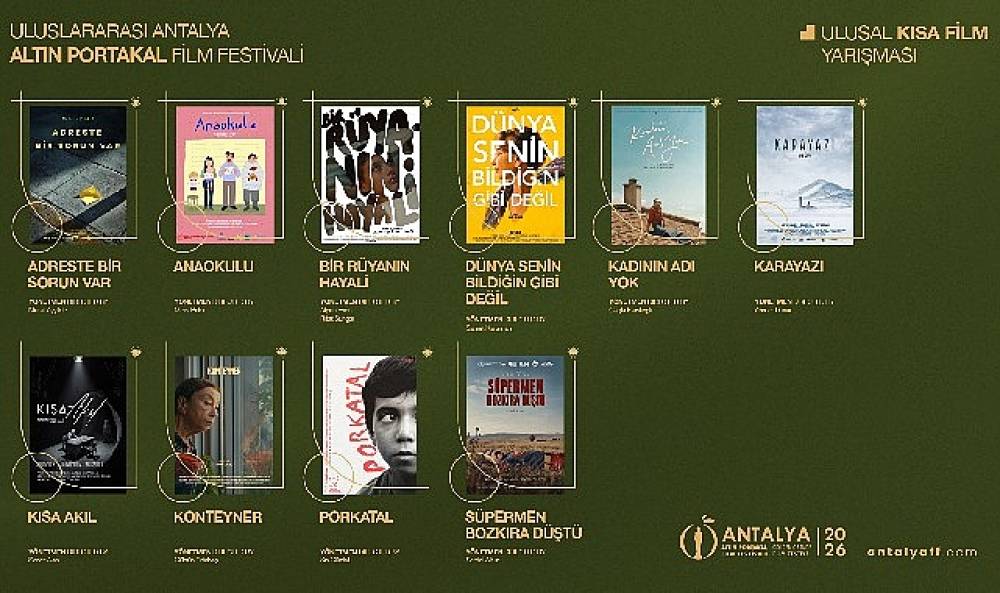 Antalya Altın Portakal Film Festivali'nde Ulusal Kısa Film'de Yarışacak Filmler A&ccedil;ıklandı!