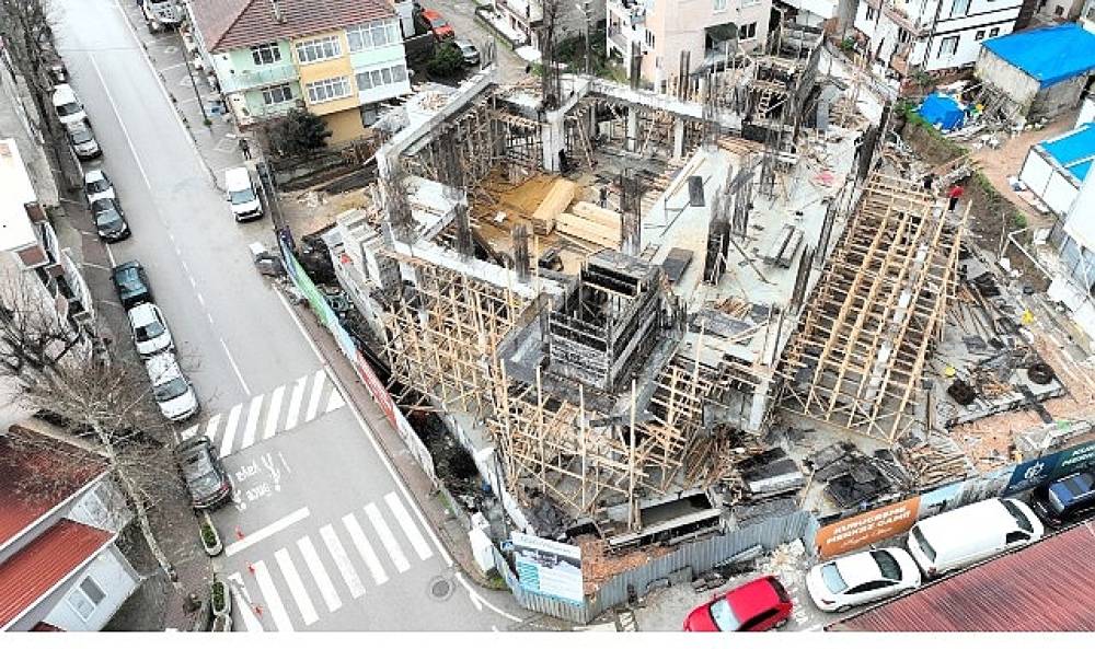 Yeni Kuru&ccedil;eşme Merkez Camii şekillenmeye başladı