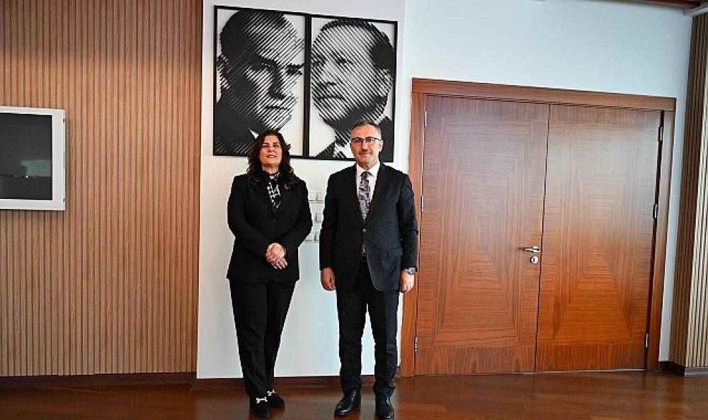 Başkan &Ccedil;er&ccedil;ioğlu'na Merkez Disiplin Kurulu Başkanı Sarı'dan Ziyaret
