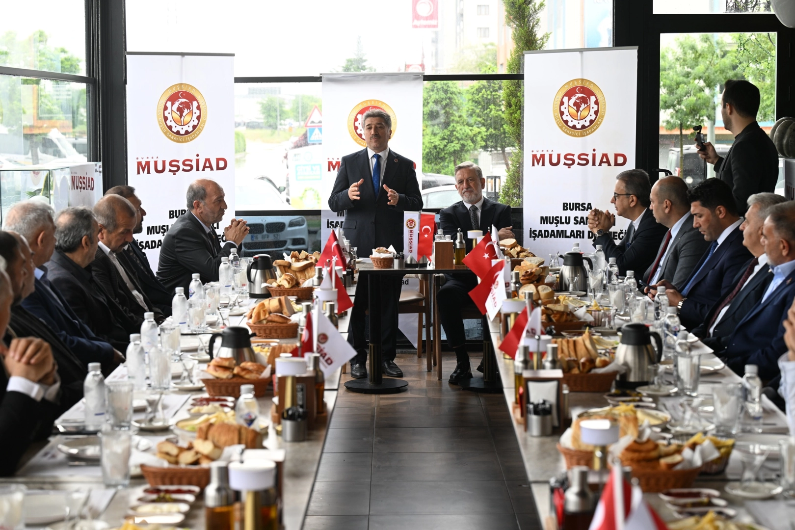 BTSO Başkanı Burkay MUŞSİAD &uuml;yeleriyle buluştu