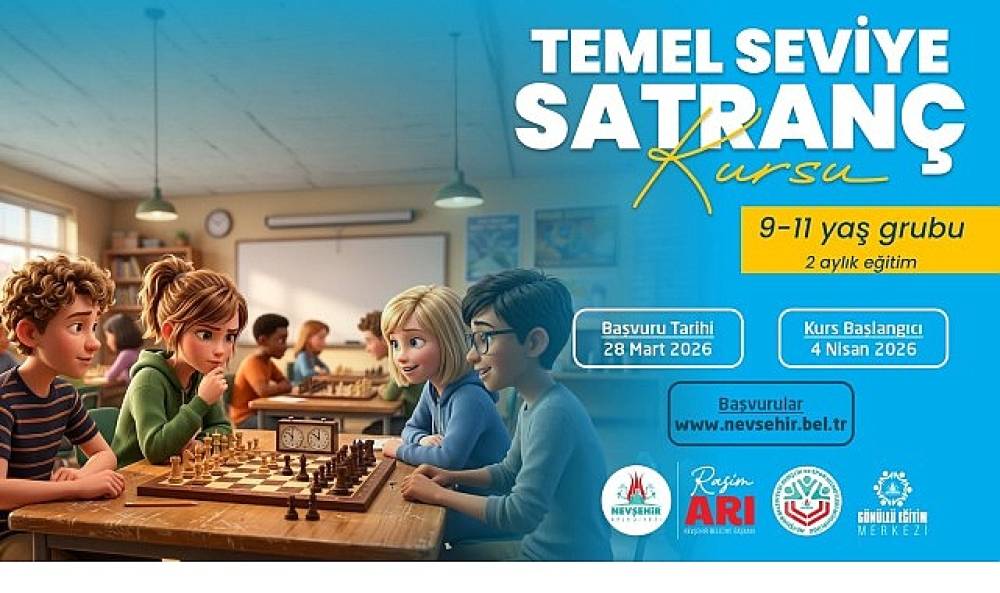 Nevşehir Belediyesi'nden &Ccedil;ocuklara Satran&ccedil; Eğitimi Fırsatı