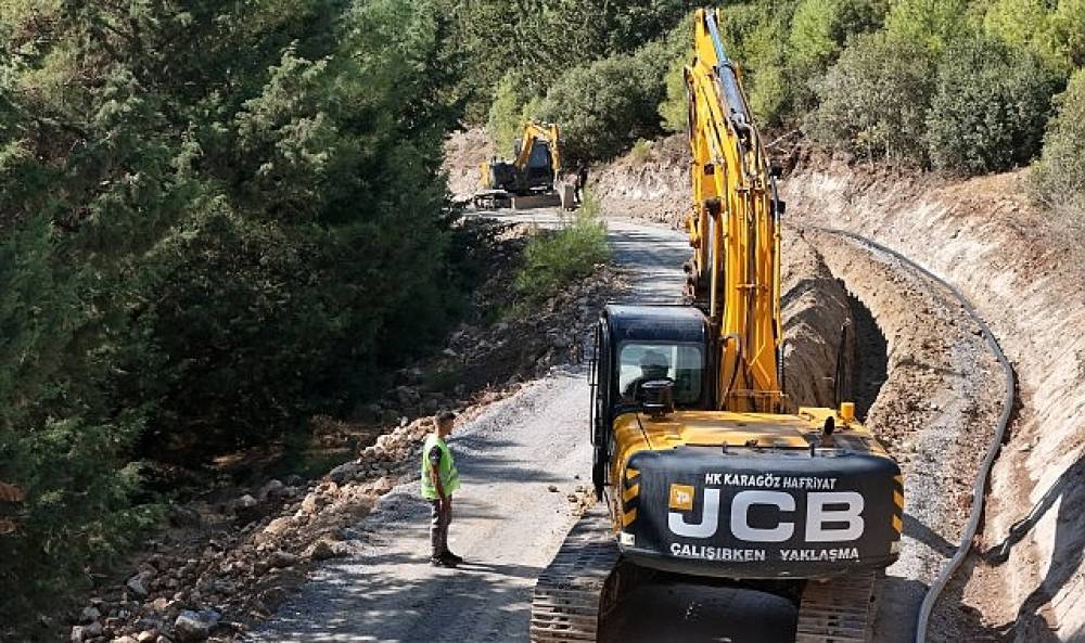 Başkan &Ccedil;er&ccedil;ioğlu'nun Projeleriyle S&ouml;ke'de Kaynak Suyu Hatları Yenileniyor
