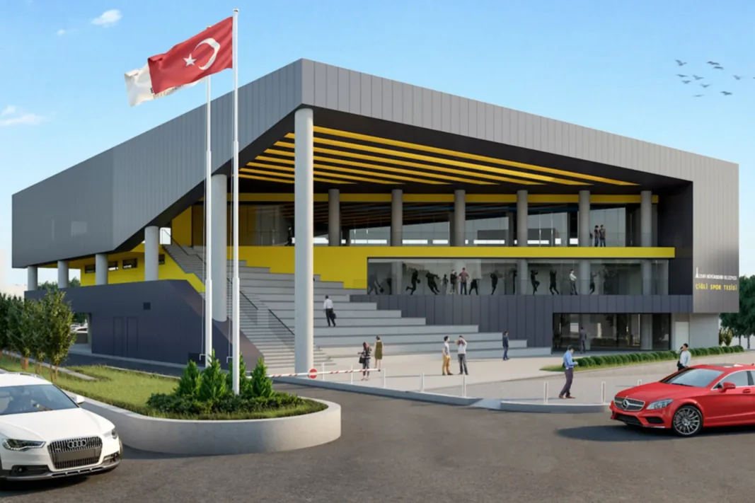 İzmir &Ccedil;iğli&rsquo;ye yarı olimpik havuzlu spor tesisi geliyor