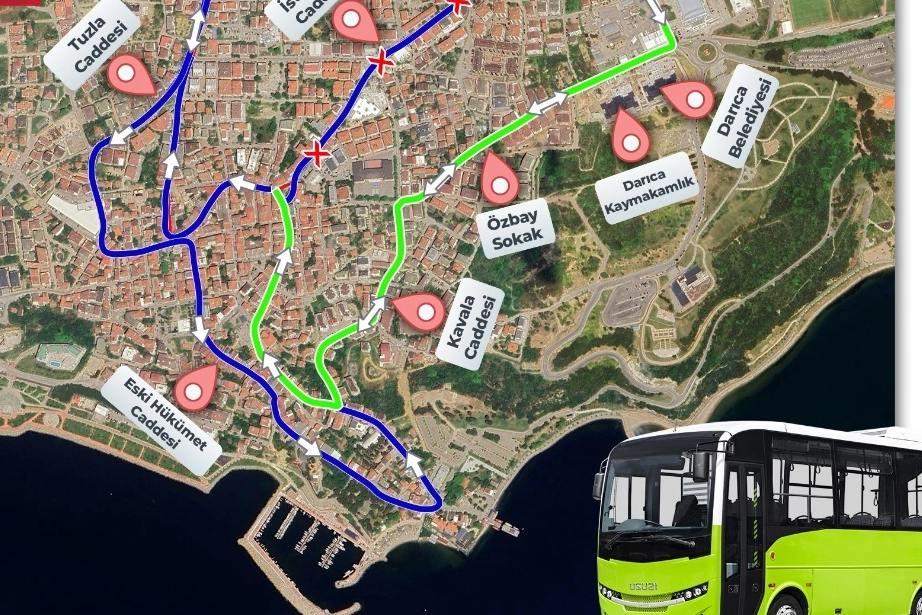 Kocaeli'de Darıca&rsquo;nın yeni hizmet binalarına erişilebilir ulaşım