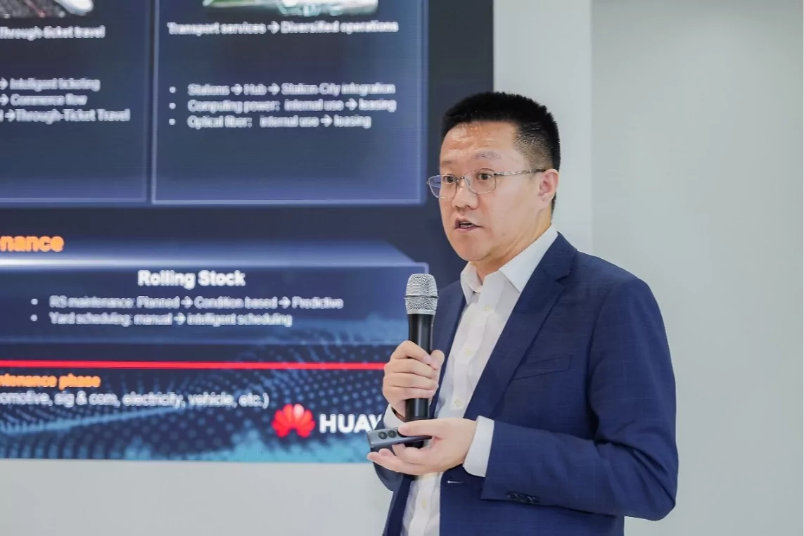 Huawei, k&uuml;resel demiryolu akıllılaştırma s&uuml;recini hızlandırmak &uuml;zere Intelligent RAIL 2.0'ı piyasaya s&uuml;rd&uuml;