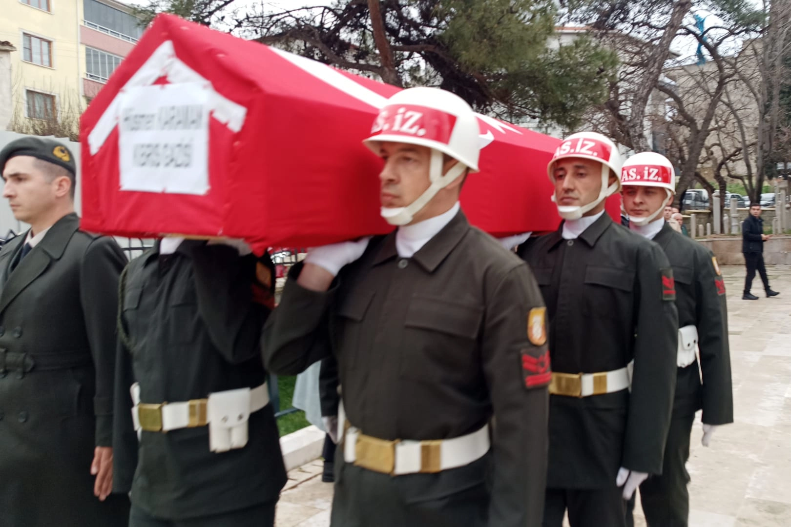 Edirne Keşan'da Kıbrıs Gazisi'ne son g&ouml;rev